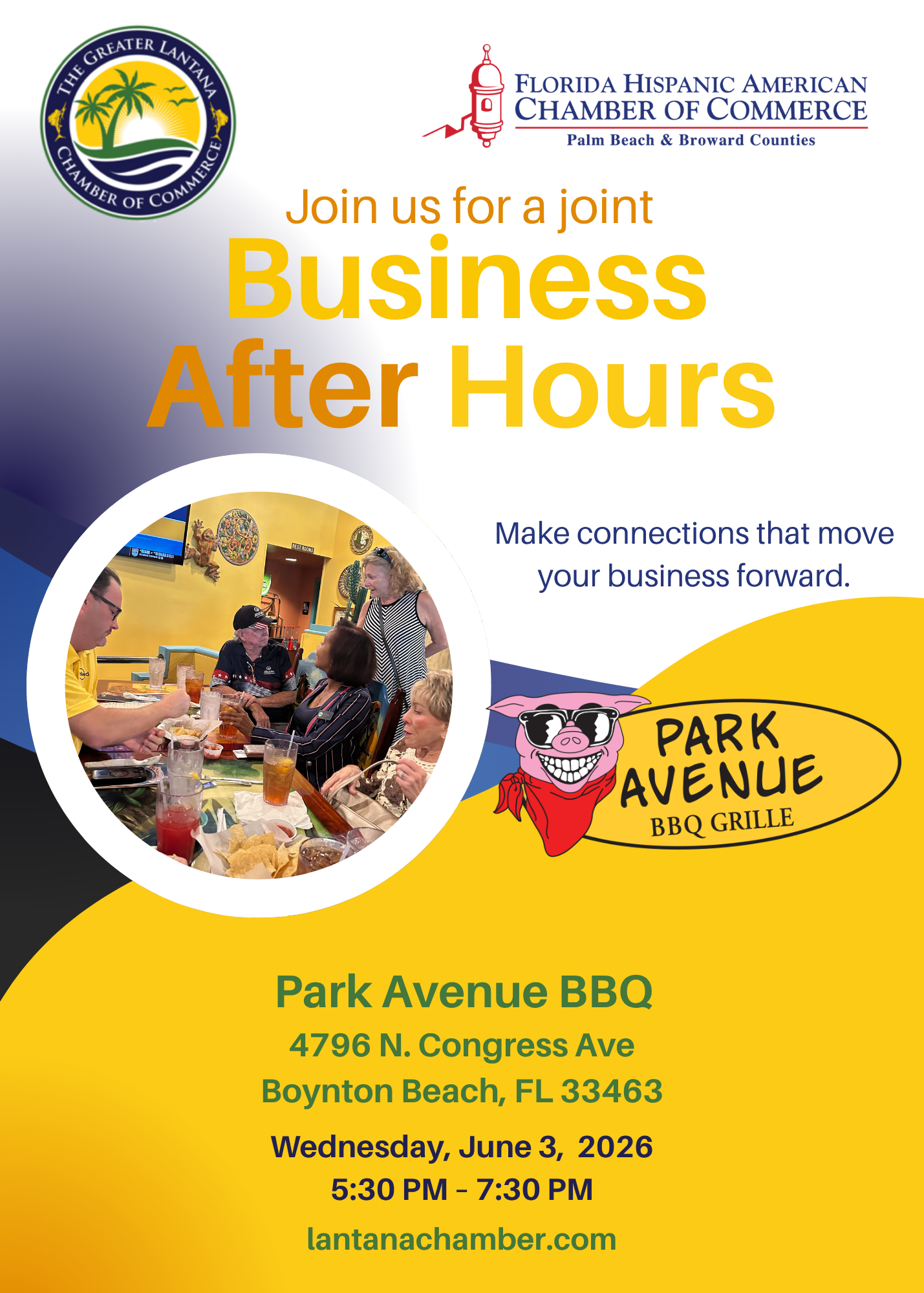 FHACC Networking June 3, 2026 with Lantana Chamber Joint Business After Hours Networking with the Lantana Chamber of Commerce Florida