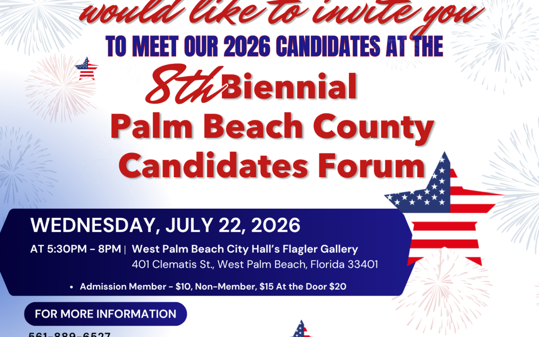 8th Biennial Palm Beach County Candidates Forum 2026